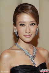 组图：谢婷婷低胸佩千万钻饰 放言会秘婚