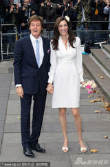 组图：保罗-麦卡特尼伦敦完婚 迎娶美国富婆