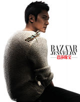 组图：冯绍峰《芭莎珠宝》大片曝光 钻石外表文艺心