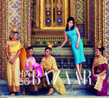 组图：林鹏拍芭莎大片 泰国异域衬托风情万种