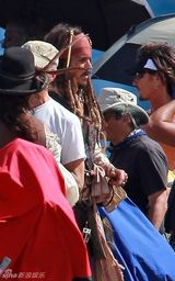 幻灯图集：《加勒比海盗4》热拍 德普携手克鲁兹