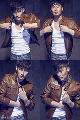 组图：程皓枫全新写真脏妆上镜展硬汉柔情