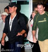 组图：马特达蒙与沙尔托科普雷赴韩宣传新片