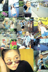 组图：滨崎步少女泳装照曝光 婴儿肥容貌变化大