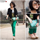 明星爱街拍第19期：女星丝巾VS男星领结搭配