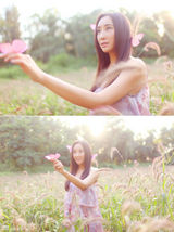 组图：杜晓婷秋日写真曝光 蝴蝶仙子翩翩起舞