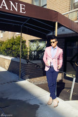 组图：国产小鲜肉李晨浩纽约街头嬉皮大片