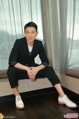 组图：刘德华林志玲做访问男帅女靓