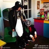 高清图：韩团BB成员太阳GD拍大片个性搞怪