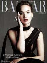 组图：23岁奥斯卡影后劳伦斯透视裸乳登封面