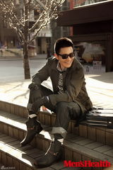 高清图集：李宗翰登时尚杂志 演绎英伦复古风