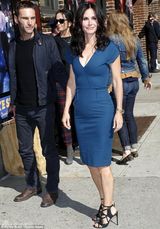 组图：《老友记》莫妮卡蓝裙出镜  感慨重聚难