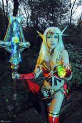 组图：曹阳血精灵cosplay 凯尔萨的冰火之约