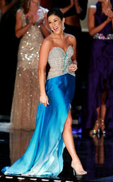 幻灯图集：美国小姐决赛预演 众佳丽争相竞艳