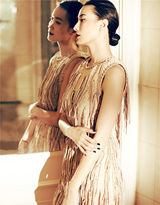 组图：宋佳曝妩媚时尚大片 摩登复古风情