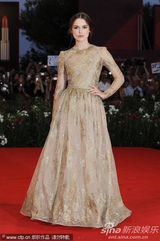 组图：《危险方法》首映 奈特丽复古纱裙清丽亮相