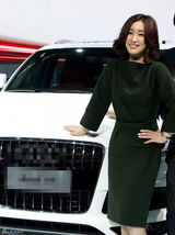 组图：秦海璐优雅造型亮相 为名车试驾显风范  