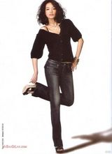 幻灯图集：舒淇代言牛仔裤 美腿修长曲线婀娜