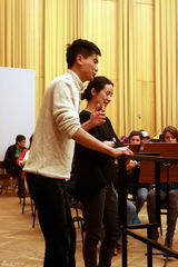 高清图：陕北民歌赴欧演唱会华沙站排练花絮