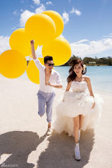 组图：刘璇筹备年底婚礼 海外拍摄唯美婚纱照