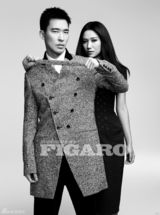 组图：徐静蕾黄立行携手登《Figaro》封面