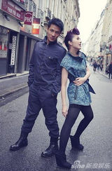 组图：杨千嬅再秀唯美婚纱 巴黎浪漫骑旋转木马