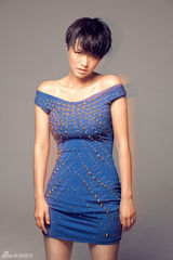 组图：亚运推广大使谭维维时尚造型大片曝光