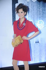 组图：周冬雨短裙俏丽亮相 柏芝性感郭晶晶发福