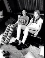 组图：英出柜超模与蕾哈娜亲密 和抖森男才女貌