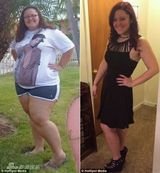 组图：美国胖女孩为比伯减肥110斤 变性感辣妹