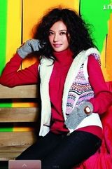 幻灯集：赵薇秀冬日暖装俏皮 青春气息逼人