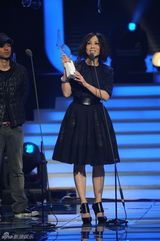 高清：09超级盛典现场高潮不断 张靓颖获奖飙海豚音