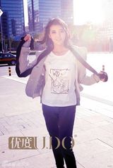 幻灯图集：张璇冬日写真曝光 SUGUS女孩华美绽放