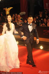 组图：《特殊身份》剧组甄子丹景甜挽手亮相