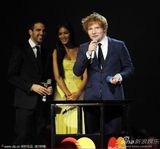 组图：全英音乐奖 艾德-希兰获英国最佳男歌手