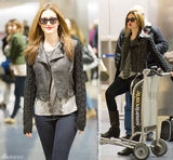 明星爱街拍第17期：20款人气朋克机车夹克搭配