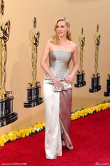 高清组图：奥斯卡红毯 凯特-温丝莱特银色礼服高贵