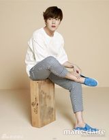 组图：张根硕时尚杂志大片 变身春季清新暖男