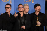 组图：U2乐队获金球奖电影类最佳原创歌曲