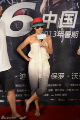 组图：《速度与激情6》今日上映 众星助阵首映