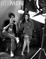 组图：陶喆全新《ELLEMEN》黑白大片