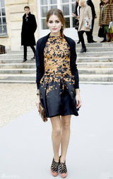 高清组图：纽约名媛奥利维亚-巴勒莫巴黎街拍