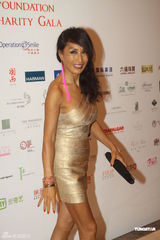 组图：靳羽西车永莉吕燕等出席慈善晚宴