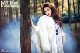 组图：江伊涵变身森林仙子 清丽脱俗做环保代言