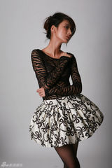 组图：郭珍霓蕾丝写真性感魅惑 新剧北京卫视开播