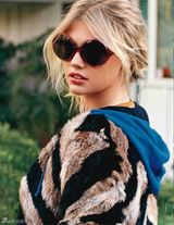 组图：超模阿普顿抛性感登刊 还原少女可爱本性