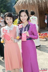 组图：郭羡妮助阵新剧宣传自曝有意再生宝宝