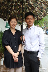 组图：黄宗泽否认为情消瘦 与周丽淇合作不怕传绯闻