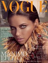 组图：巴西超模阿德瑞娜-利玛登《Vogue》封面