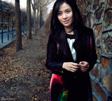 高清图：叶璇全新写真 知性美女寻找春的气息